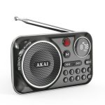 AKAI ΜΙΝΙ ΨΗΦΙΑΚΟ ΡΑΔΙΟΦΩΝΟ Β/Τ, TF, USB, REC 2,5W ΜΑΥΡΟ