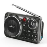 AKAI ΜΙΝΙ ΨΗΦΙΑΚΟ ΡΑΔΙΟΦΩΝΟ Β/Τ, TF, USB, REC 2,5W ΜΑΥΡΟ - Image 2