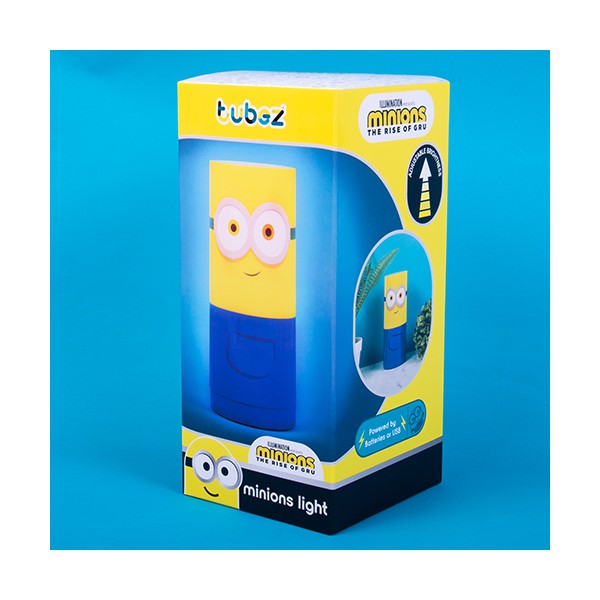 ΜΙΝΙΟΝ3 ΠΑΙΔΙΚΟ ΦΩΤΙΣΤΙΚΟ TUBEZ LIGHT 2144F USB 18cm MINIONS - Image 1